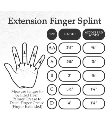 LMB Spring Finger Extension Splint - PIP Joint Support Size D | International Shipping Available - Buy Online on GoSupps.com