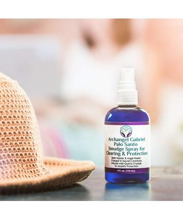 Archangel Gabriel Palo Santo Spray - Clearing & Protection Mist with Essential Oils - 4oz - Buy Online on GoSupps.com