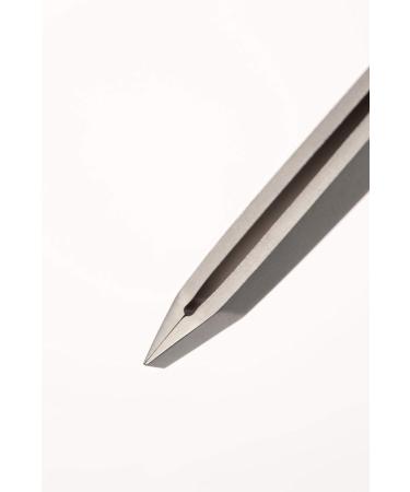 Rubis Switzerland Stainless Steel Silver/Metalic Slanted Tweezer (Swiss Made) - Buy Online on GoSupps.com