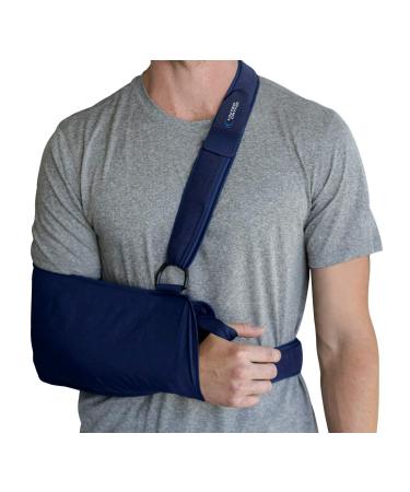 United Ortho Deluxe Shoulder Immobilizer, Medium, Blue Medium Blue