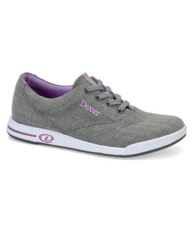 Dexter Womens Kerrie Bowling Shoes Grey Twill 8