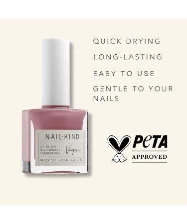 NAILKIND Dusty Pink Nail Polish - Cheeky Club - Classic-Shine Nail Varnish - Vegan Nail Lacquer - Peta Certified + Cruelty Free - Quick Drying Long Lasting - Chip Resistant Manicure - 8ml - Buy Online on GoSupps.com