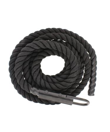 Get Out! Workout Fitness Training Climbing Rope in Black  Battle Rope for Kids & Adults Outdoor & Indoor Gym Exercise 15ft