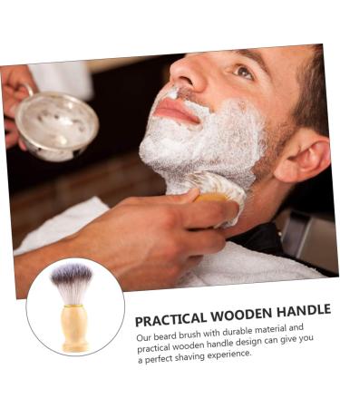 Lotus Tree Vintage Shaving Brush - Wooden Handle & Round Brush for Body Care | 1 Piece International Shipping - Buy Online on GoSupps.com