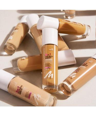 Manhattan 3in1 Easy Match Make Up - Oil-Free Foundation Flawless Complexion Colour 38.2 Warm Honey 30ml - International Shipping Available - Buy Online on GoSupps.com