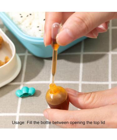 Saterkali Mini Sauce Bottle Adorable Appearance Decorative Portable All-Purpose Soy Sauce Ketchup Squeeze Bottle for Camping A - Buy Online on GoSupps.com