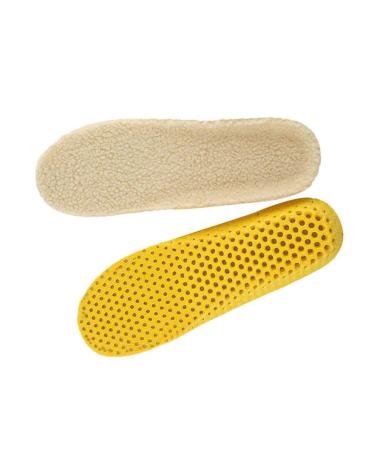 2 Pair Winter Insoles Plantar Insoles High Heel Relief Wool Inserts - Size s Arch Support Orthotics Soft Slippers Fluffy Shoes Insole Arch of Foot Running Shoes 1 S