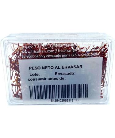 FRISAFRAN | Safran Filaments 1g | safran en pistils | Fil de Safran | Safran | Safran Bio | Safran Biologique | Safran Pistil | Sans Colorant ni Conservateur | pice certifi e | Safran naturel 1 g (Lot de 1) - Buy Online on GoSupps.com