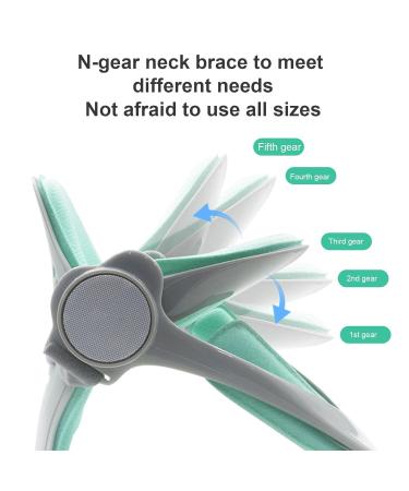 Neck Support Brace | Cervical Traction Neck Support - Cervical Collar Neck Brace Posture Corrector Breathable Neck Stretcher Adjustable - Buy Online on GoSupps.com