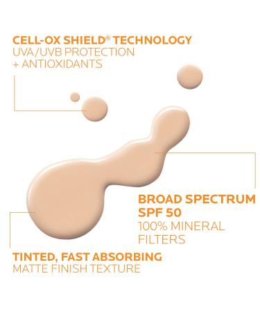La Roche-Posay Anthelios Tinted Sunscreen SPF 50 - Mineral Face Sunscreen SPF 50 - Oil-Free Formula - Buy Online on GoSupps.com