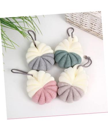 4pcs Mesh Pouf Bath Sponge Balls - Perfect for Shower & Spa - International Shipping Available - Buy Online on GoSupps.com