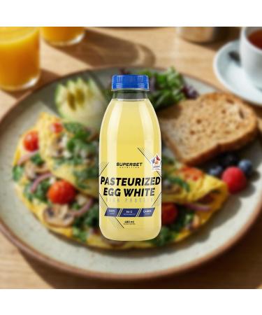 Superset Nutrition | Blancs D'oeufs Pasteuris s (480ml) | Blancs d' uf liquides | 54g de prot ines 100% blancs d' ufs par bouteille 480 ml (Lot de 1) - Buy Online on GoSupps.com