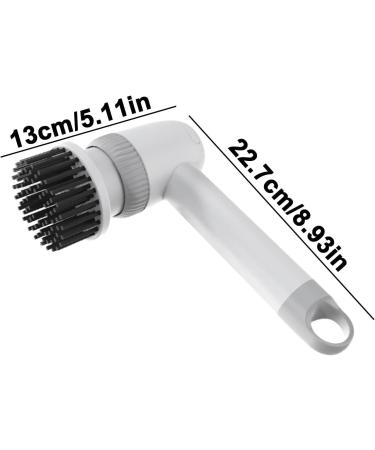 Electric Dish Brush - Cordless Cleaning Brush Shower Cleaner Brush Dish Scrubber Shower Scrubber Dishwashing Brush Electric Scrubber for Dish Bathroom Pans White - Buy Online on GoSupps.com