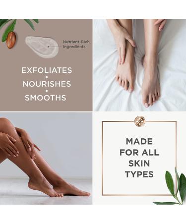 Argan Magic Exfoliating Foot Scrub - Smooths Rough Calloused Feet & Heels with Argan Oil & Pumice | Paraben Free | 8 oz - Buy Online on GoSupps.com