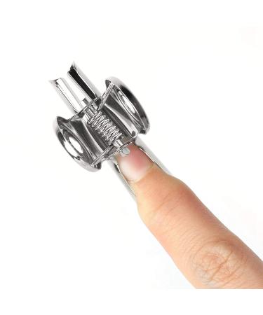Nail Art Accessories - 5 Silver Manicure Clips for Thin & Long Nails | Nail Extension Tool - Buy Online on GoSupps.com