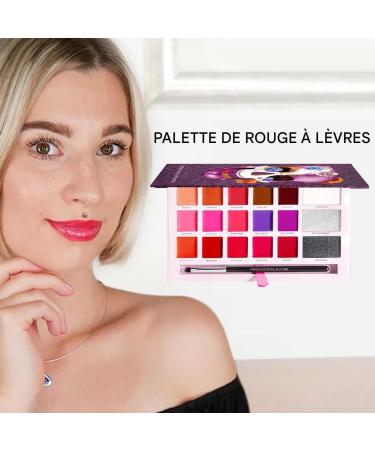 Palette de rouge l vres palette de brillance l vres - Palette de brise de l vres l vres l vres mate 18 couleurs | Costume de petite amie durable cosm tique texture douce cr meuse pour les r - Buy Online on GoSupps.com