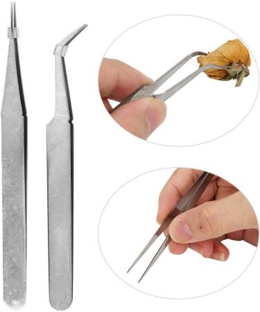 High-Precision 6-Part Antistatic Tweezers Set - Stainless Steel Electronics PCB Repair Tool for Soldering & Installation - Buy Online on GoSupps.com