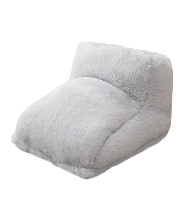 Electrical foot warmers foot heating in full size thickened - soft heating pillow non -slip foot warmer for workplace winter gifts bed gray