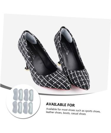 FRCOLOR 8 Pairs Anti-Wear Heel Grips & Stickers Double-Sided Shoe Pads for Dress Shoes | Loose Shoe Solutions | International Shipping Available - Buy Online on GoSupps.com