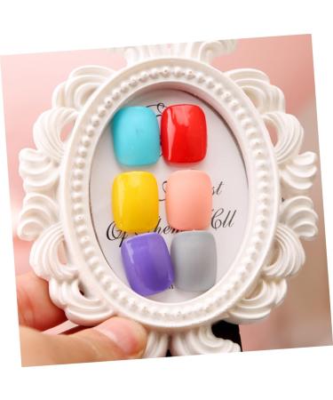 Nail Display Frame Gold Picture Frame Antique Picture Frames Vintage Frames Vintage Picture Frame Decorative Nail Tip Container Mini Picture Frame Manicure Resin False Nails White - Buy Online on GoSupps.com