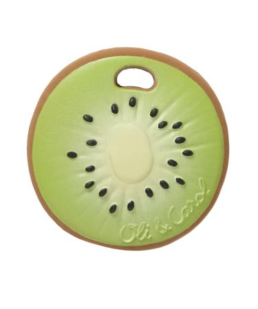 Oli & Carol - Natural Rubber Mini Teether Green Jose Antonio The Kiwi