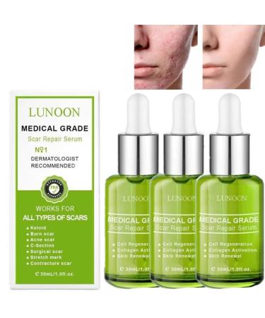 TURSHI Goopgen Advanced Scar Repair Serum Goopgen Medical Grade Scar Repair Serum Nature Scar Treatment Serum for All Types of Scars 3pcs