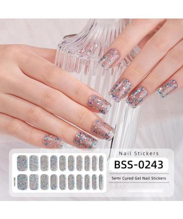 Convenient Gel Nail Stickers Quick and Easy to Apply Nails Art Decoration Suitable for Any Occasion BSS0243 - Buy Online on GoSupps.com