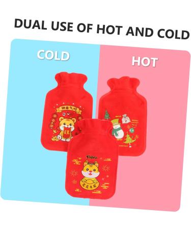 ABOOFAN 3S Hand Warmer Water Bottle - Mini Hot Water Bag for Cramps Feet & Warmth | Portable PVC Heating Solution - Buy Online on GoSupps.com