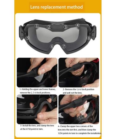Lejie Tactical Airsoft Goggles with Anti-Fog Fan System - Tan | Ideal for Paintball, Riding, Shooting, Hunting - Buy Online on GoSupps.com