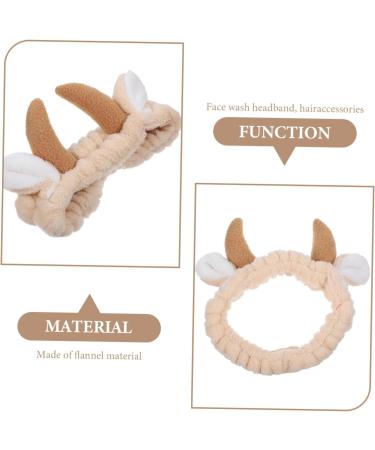 MERRYHAPY Horn Headband Small Hotel Elastic Hairband Skincare Headbands Shower Headband Spa Headbands Headband Washing Face Headbands for Washing Face Makeup Headbands for Women - Buy Online on GoSupps.com