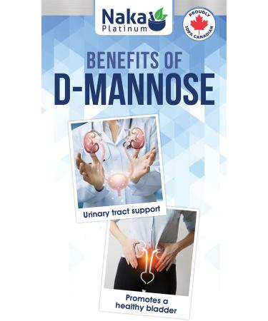 Naka Platinum D-Mannose 2 000 mcg Supports Urinary Tract Health 150 g BONUS SIZE (100+50 FREE) - Buy Online on GoSupps.com