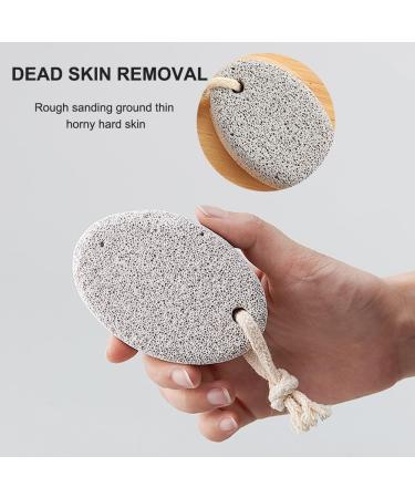 2-Piece Nature Pumice Stone & Lava Scrubber Set | Effective Dead Skin Remover for Feet & Hands - Buy Online on GoSupps.com