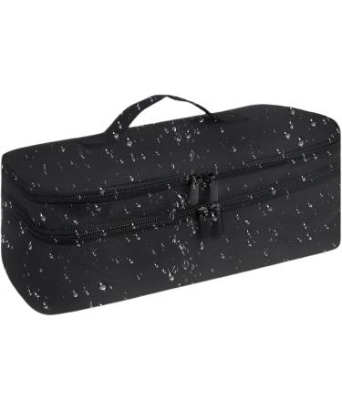 REMEK Hair Dryer Storage Bag | Large Capacity Hair Dryer Storage Organizer Travel Accessories Hair Dryer Handle Bag Gift for Friends Beings Black - Buy Online on GoSupps.com