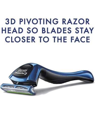 Wilkinson Sword Protector 3 Men's Razor Blade Refills - Pack of 8 - Buy Online on GoSupps.com