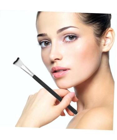 Beavorty Fish Tail Brush Blush Brush Highlighter Brush Highlighters Nose Contour Brushes Makeup Tool Simple Shaped Makeup Brush Powder Brush Makeup Brush for Nose Women Makeup Brushes 18.50X1.00X1.00CM Black - Buy Online on GoSupps.com