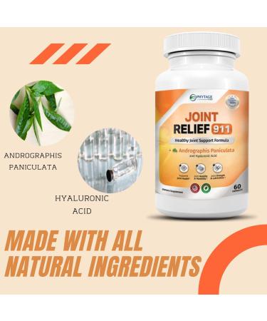 Phytage Labs Joint Relief 911 Natural Supplement - Supports Healthy Cartilage & Joint Mobility - 60 Plant Based Capsules - Buy Online on GoSupps.com