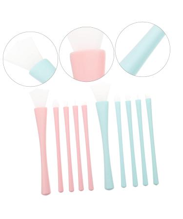 NOLITOY Silicone Makeup Brush Set - 2 Sets Lip Applicators & Eyeliner Brushes for Flawless Lip Makeup Lip Gloss and Face Masks - International Shipping Available - Buy Online on GoSupps.com
