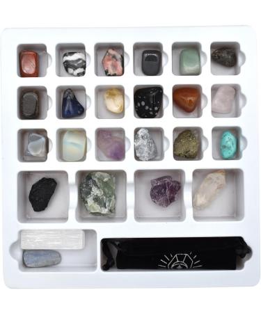 Take Care Cosmic Eye Advent Calendar | 24 Gem Healing Stones | Unique Christmas Gift Idea | Enhance Your Energy with Violet Gems - Buy Online on GoSupps.com