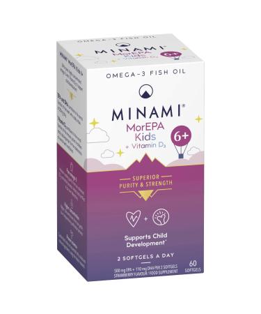 Minami Nutrition MorEPA Mini Junior - Omega 3 - 60 Softgels