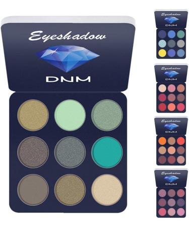 9 Colors Pearlescent Matte Eyeshadow Palette Diamond Glitter Shimmer Sparkle Eye Shadow Powder Palette Waterproof Long Lasting Cosmetic Eye Makeup 01#The Wizard of Oz - Buy Online on GoSupps.com