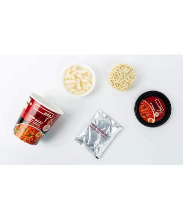 Yopokki Hot Spicy Rabokki Cup - Korean Ramen Noodle Tteokbokki Rice Cakes (2 Cup) - Buy Online on GoSupps.com