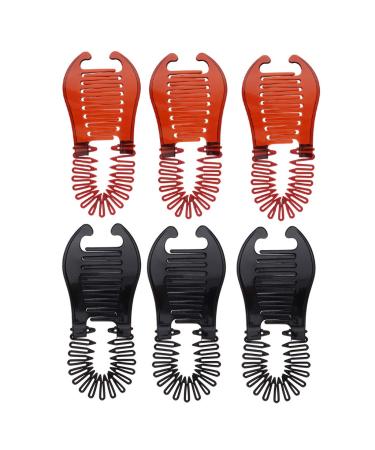 Perfeclan set interlocking banana beams hair clips French side ridge holder sets bendable updo hairstyle hair clips