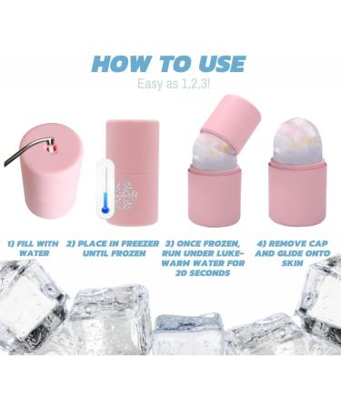 Ice Face Roller & Gua Sha Silicone Mold Set for Brightening, Tightening & Toning - Reduce Fine Lines, Shrink Pores, and Achieve Glowing Youthful Skin - Anti-Aging Cryotherapy Therapy - Blue Baby Blue - Buy Online on GoSupps.com