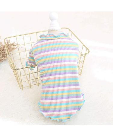 Amaone Chihuahua Dog Coat Leopard Bowknot Winter Jacket for Small Dogs | Pet Clothing (S Blue) - Buy Online on GoSupps.com