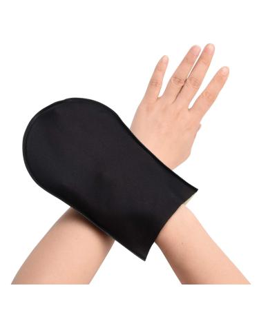 Noverlife Self Tanning Mitts Set - Premium Exfoliating Tan Applicator Kit for Back, Face, Body - 2 Pair Black Washable Gloves for Sunless Lotion, Cream, Spray Tanner - Soft, Durable Palm Mitts Included - 4pcs - Buy Online on GoSupps.com