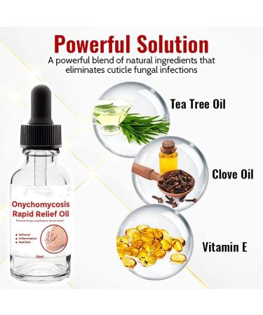 2023 La Nouvelle Huile de soulagement Rapide de l'onychomycose favorise Une Croissance des Ongles Plus Saine et Plus Forte 4pcs - Buy Online on GoSupps.com