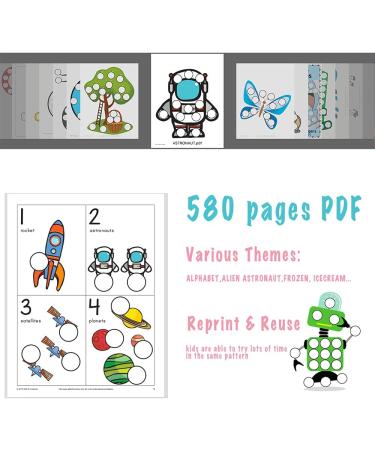 JORNERDN Dot Markers for Toddlers Kids - 8 Colors - Water-Based Non-Toxic Bingo Daubers - 60ml - Fun Preschool Crafts Art Supplies - Includes 580 Pages Activity E-BOOK - Buy Online on GoSupps.com