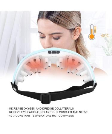 Intelligent Eye Massage Device with Heat - Reduce Eye Fatigue Tear Bags & Wrinkles for Office Workers & Drivers - Buy Online on GoSupps.com