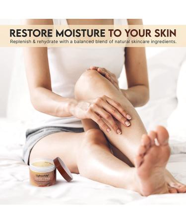 LightenUp Whipped Cocoa Butter - 10.1 fl oz/ 300 ml - Natural Moisturizer Body Butter DIY Recipes Face and Body Butters Cruelty-free Natural Ingredients for Women and Men - Buy Online on GoSupps.com