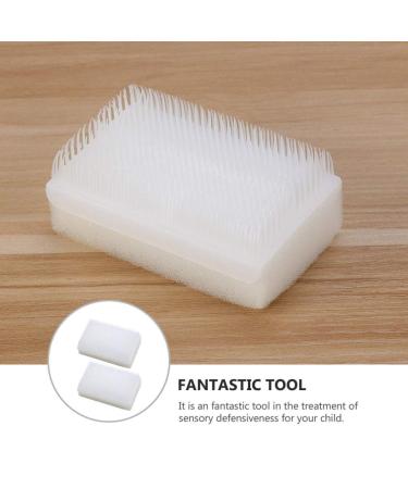 Professional Sensory Integration Brushes - 2 Pack for Children | Sponge & Scouring Brush for Sensory Processing Disorder - Buy Online on GoSupps.com